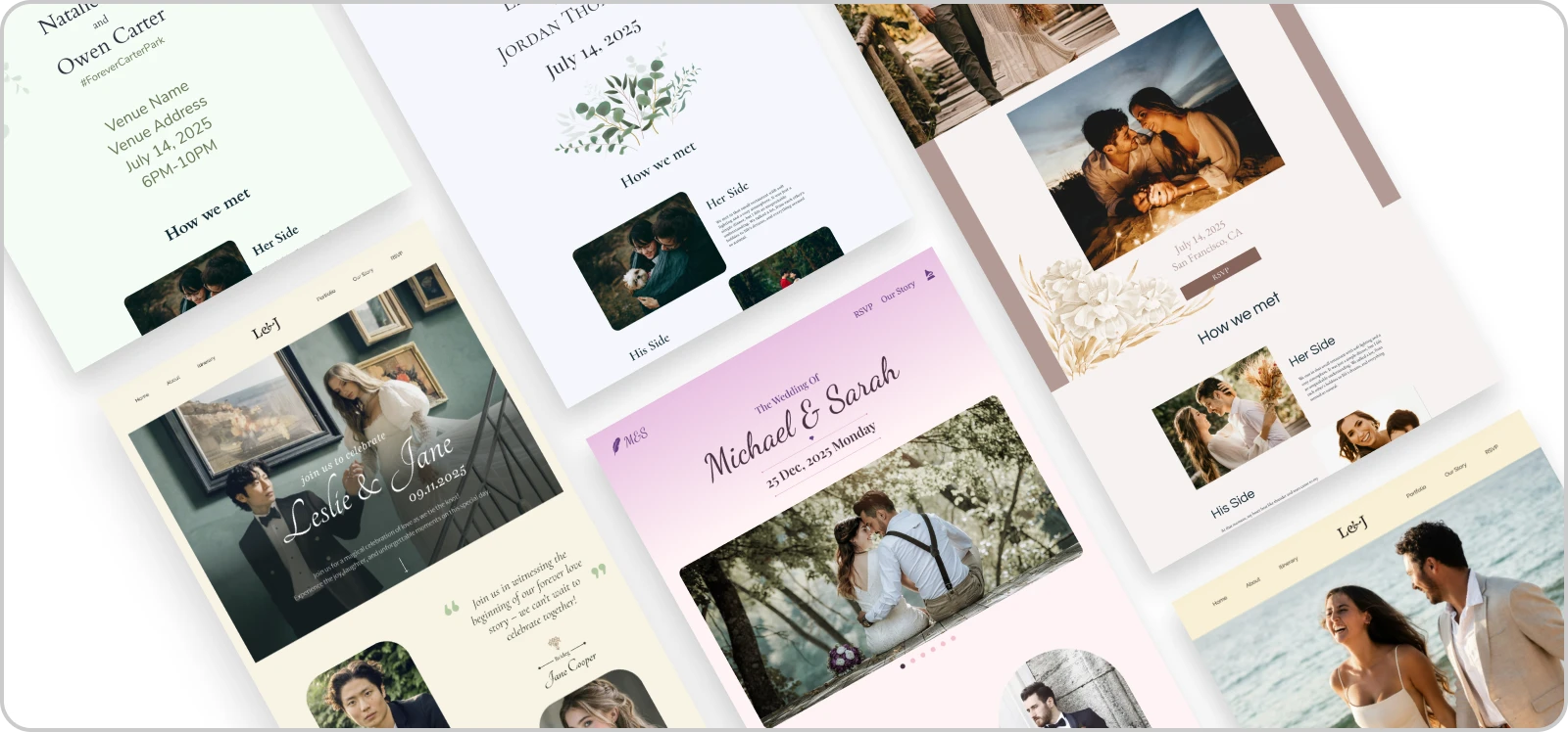 wedding site
