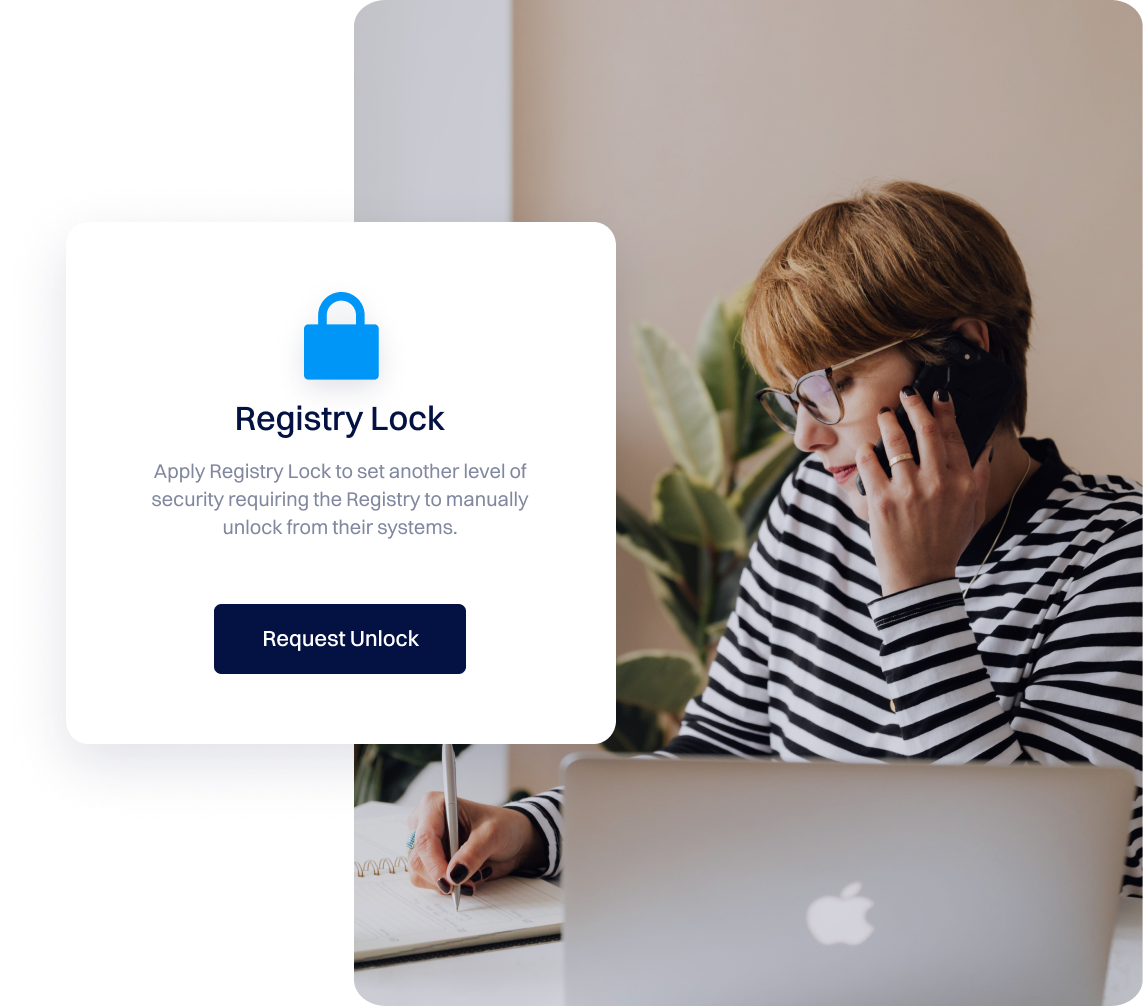 security key login device with protection shield icon